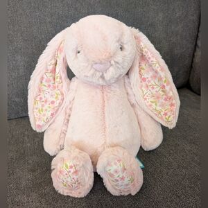 NWT Jellycat Medium Bashful Bunny- Blossom Blush Cherry